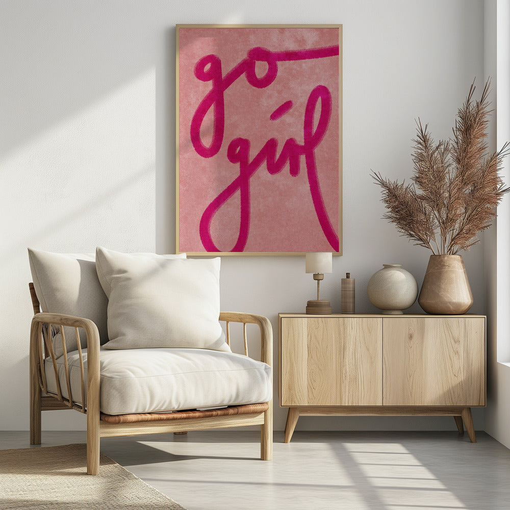 Geh, Mädchen | Poster