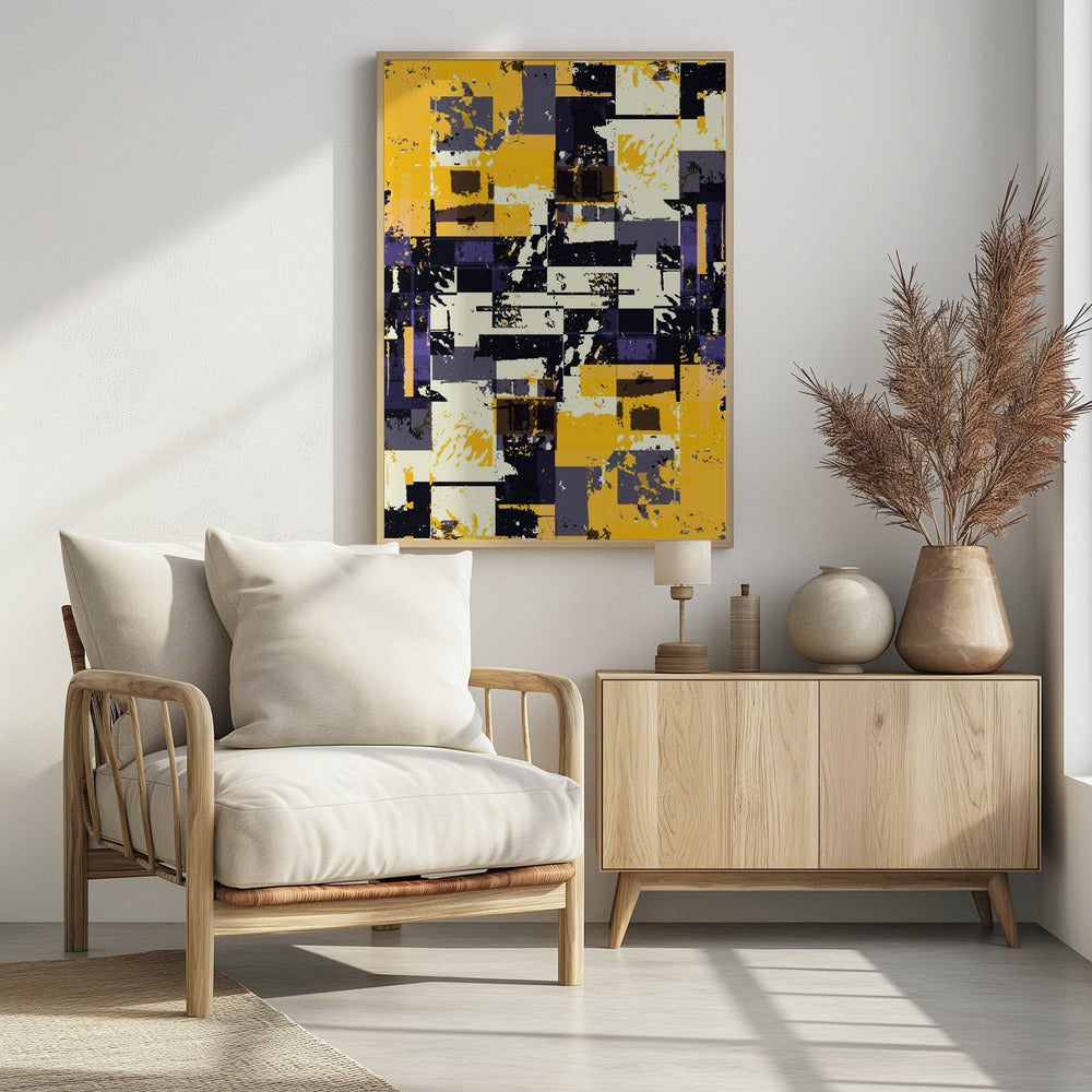 Geometric Shapes And Bold Colors | Poster