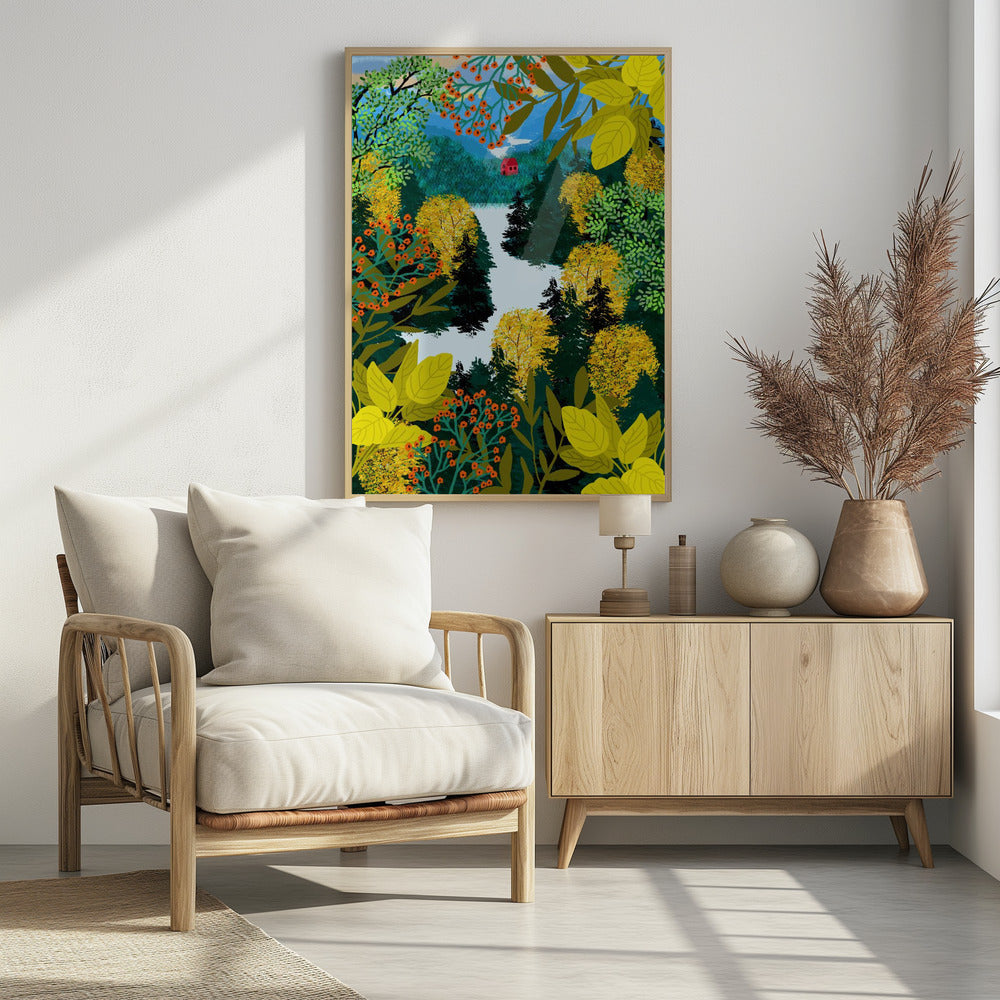 Blick vom Berg | Poster