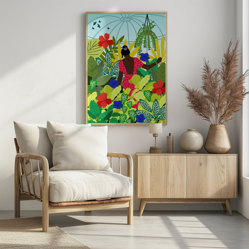 Walking In My Greenhouse | Poster