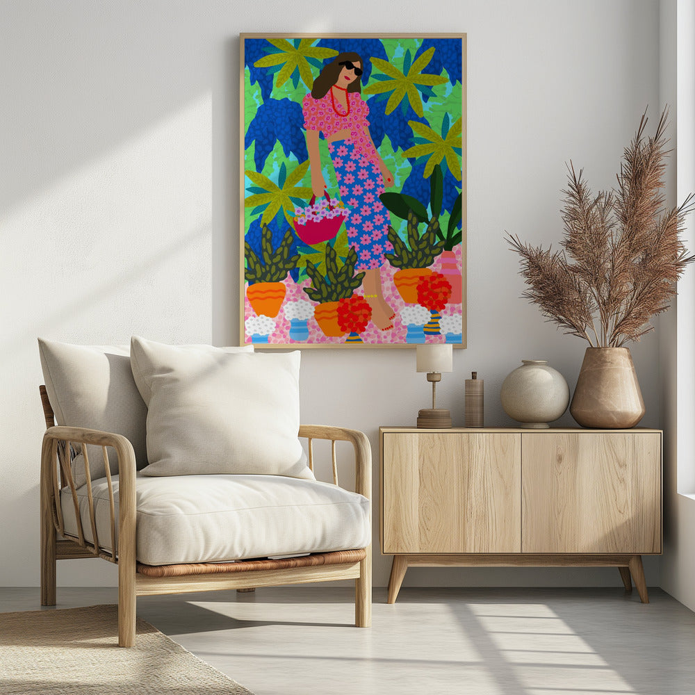 Spaziergang zwischen Gärten | Poster