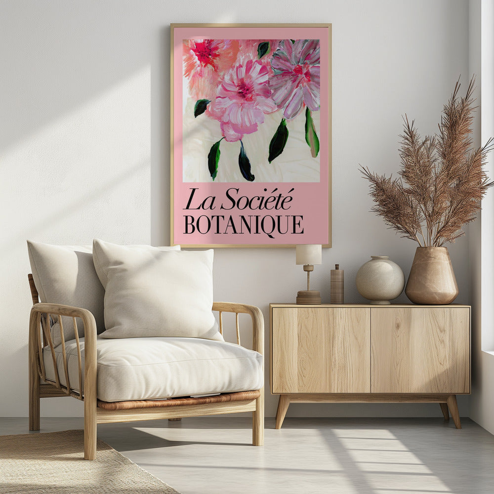 La Société Botanique Rosa Blumen | Poster