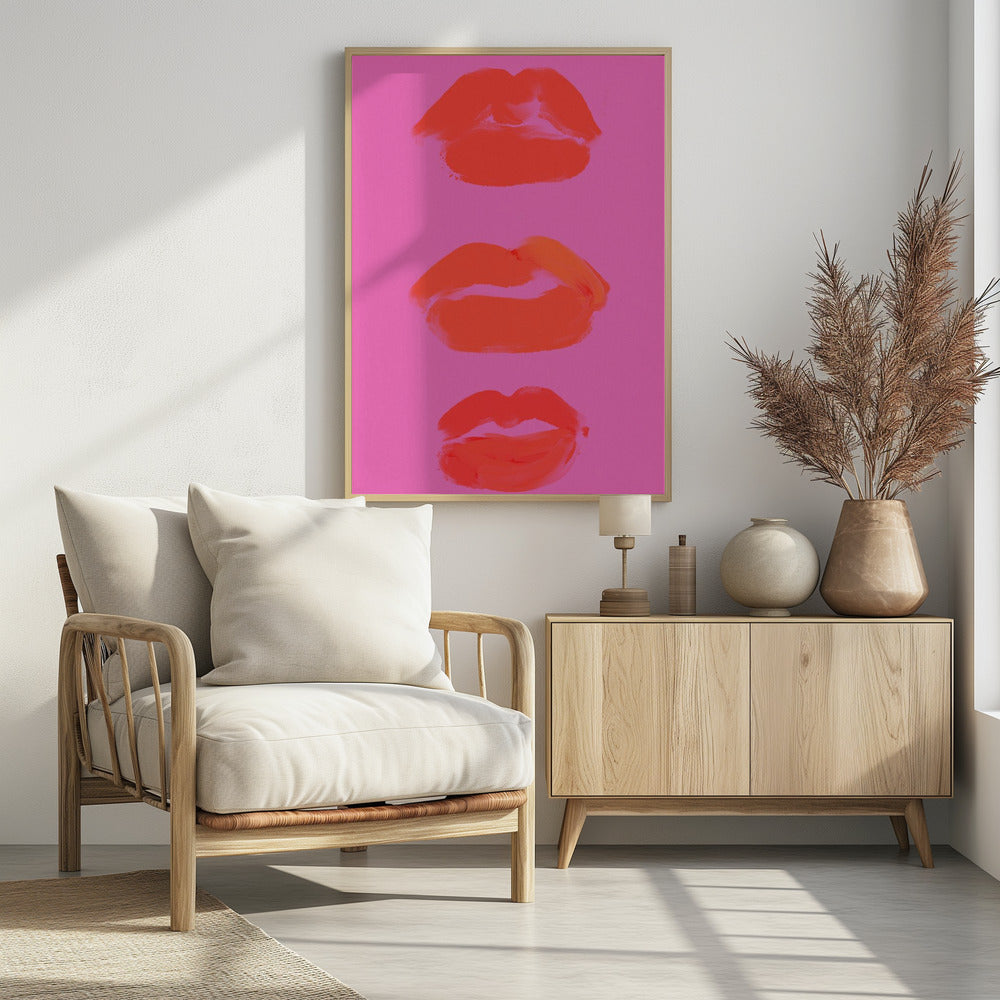 Neon Pout Serie | Poster