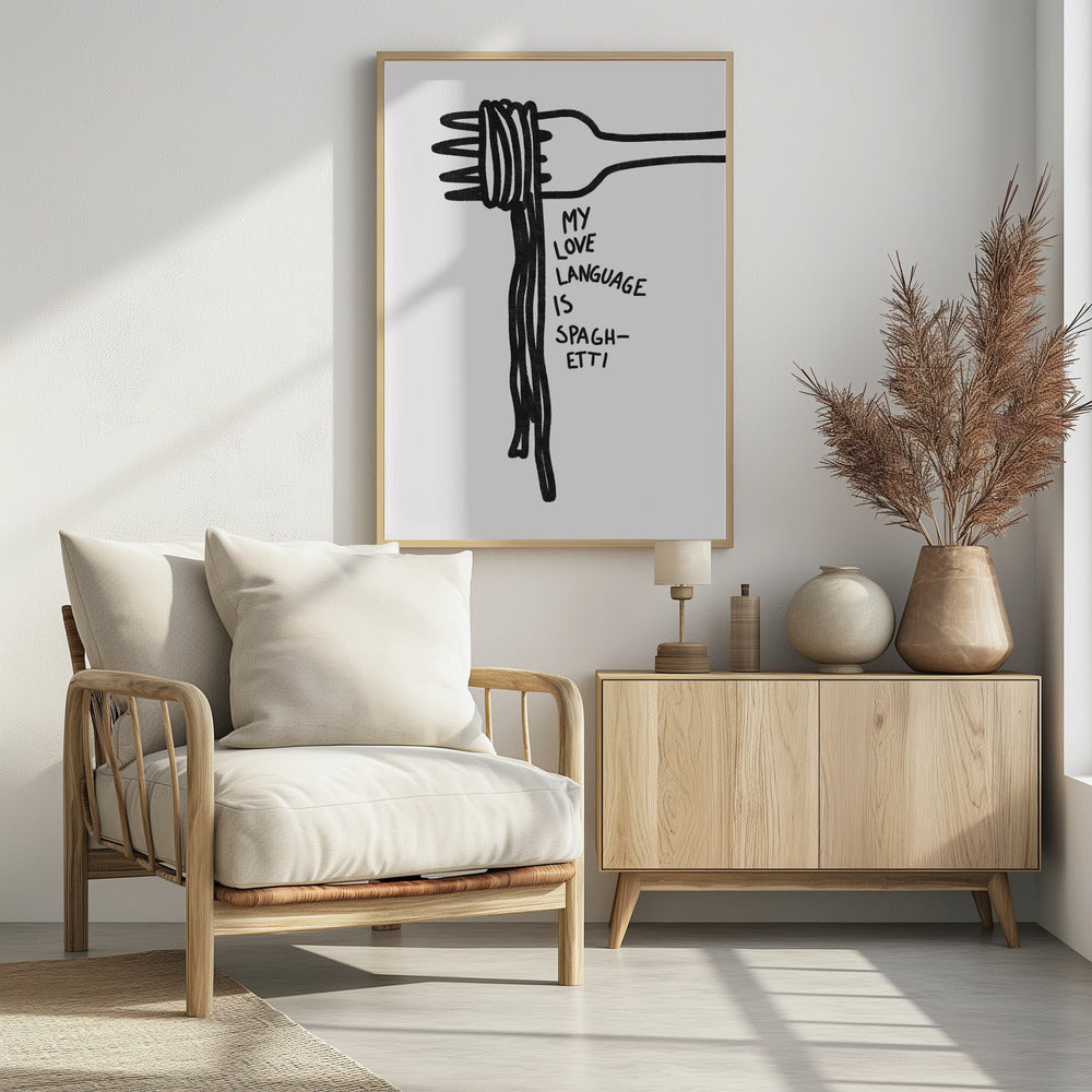 Spaghetti-Liebessprache | Poster
