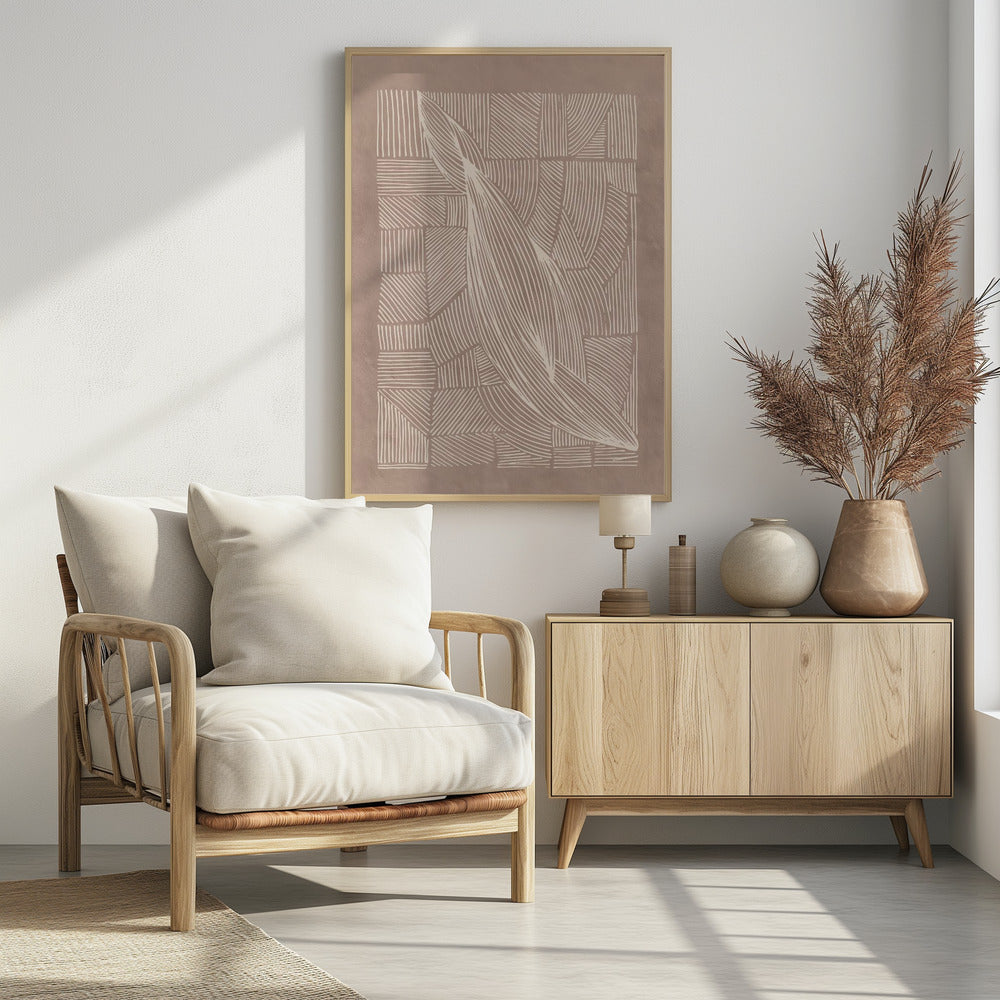 Abstrakte unregelmäßige Linien | Poster