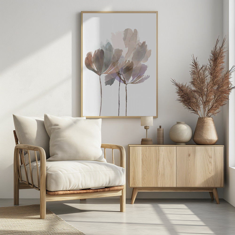 Erröten rosa Blumen | Poster