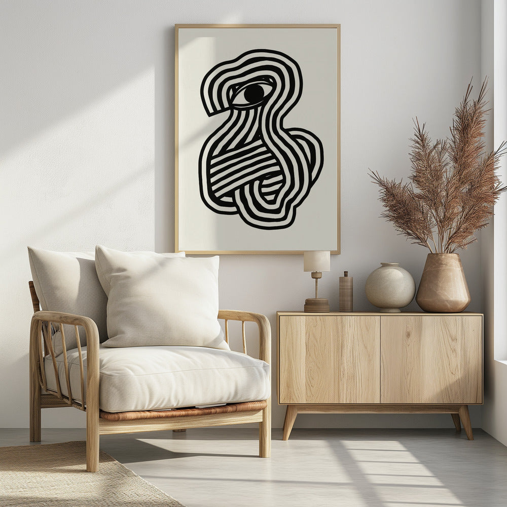 Drittes Auge abstrakt | Poster