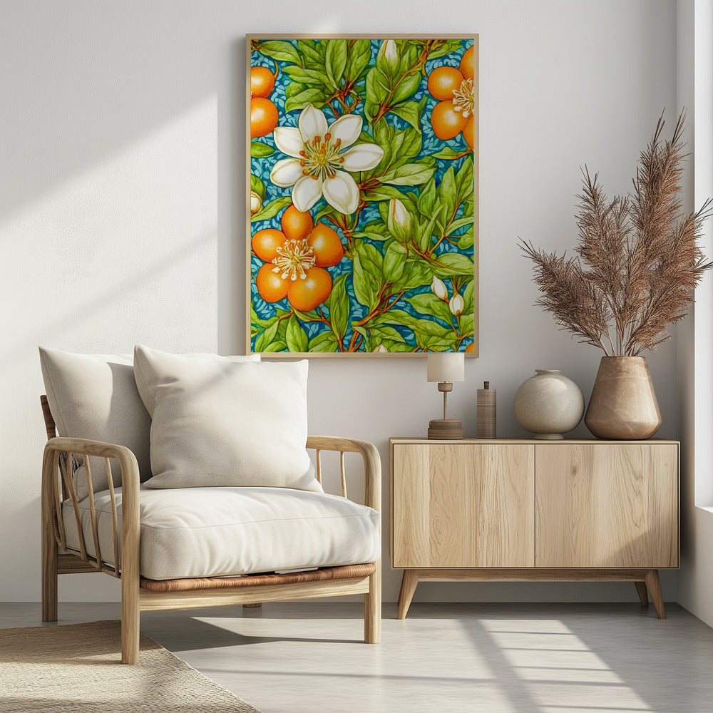 Orangenblüten Naturpflanze | Poster