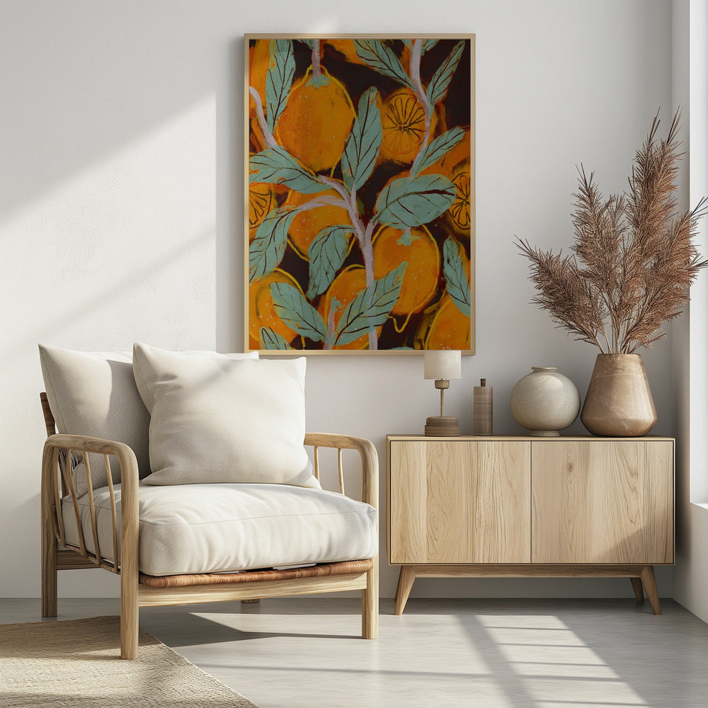 Orangengarten-Vibes | Poster