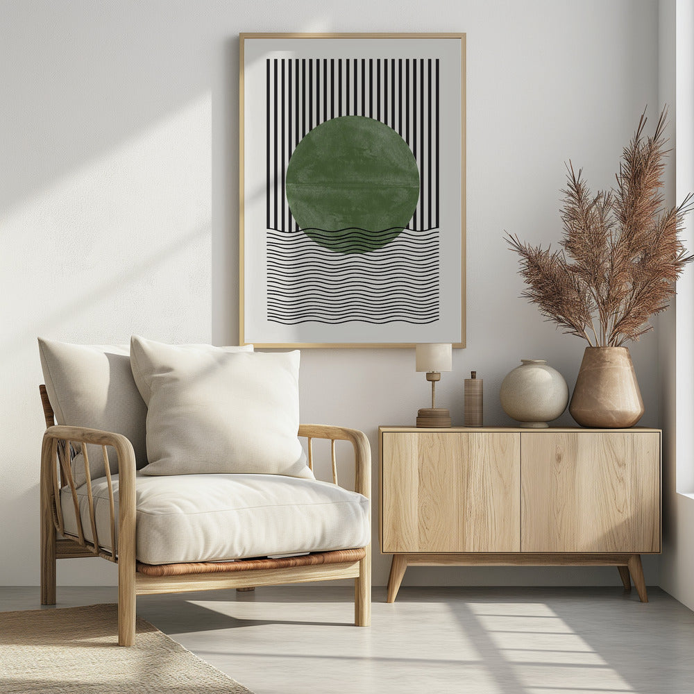 Streifen und Wellen | Poster