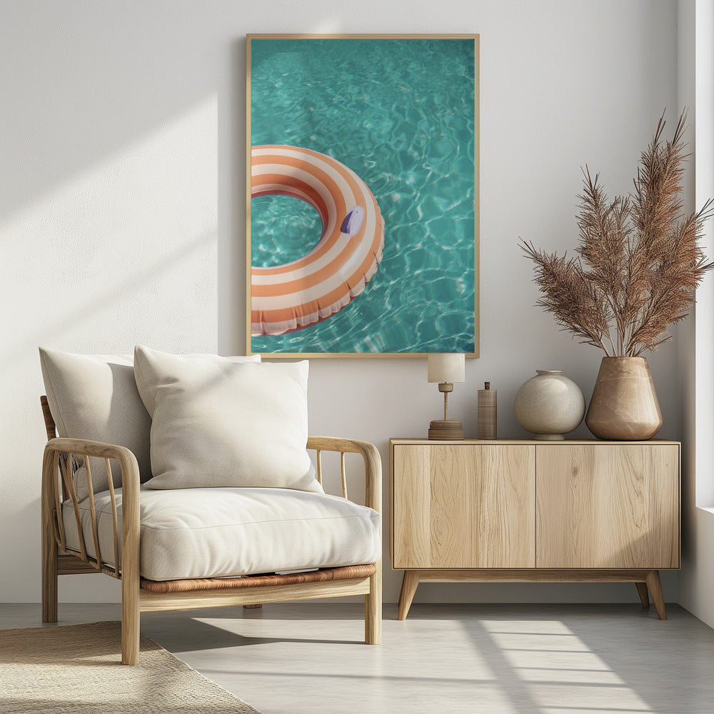 Peach Fuzz Schwimmbadspaß | Poster