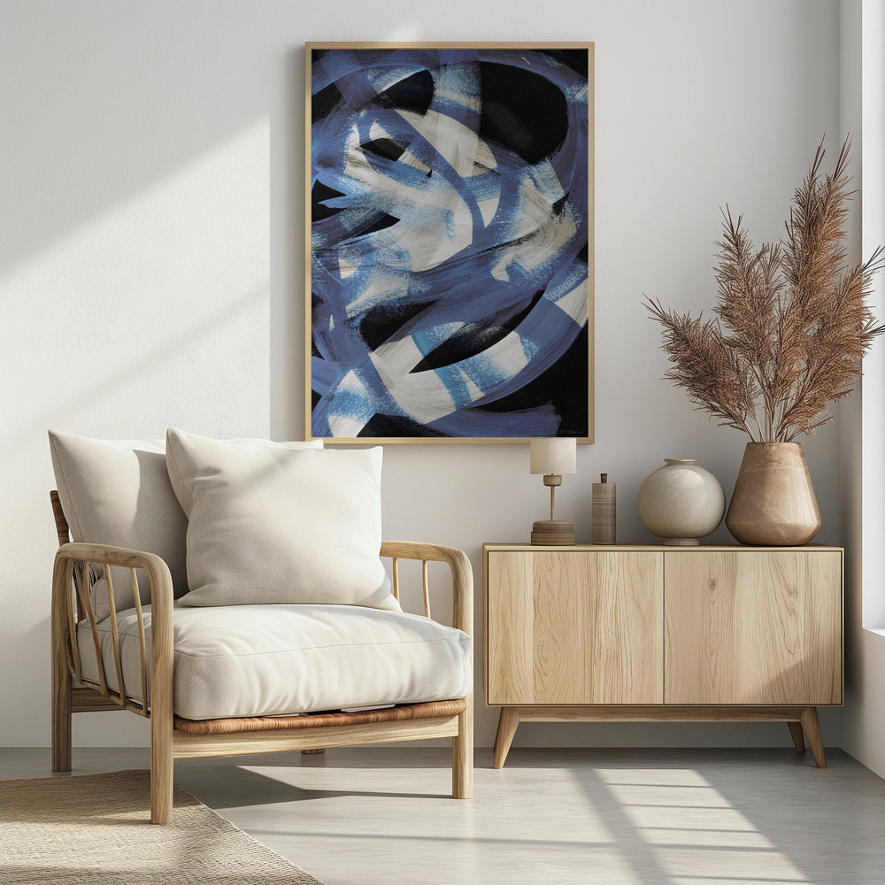 Abstrakte Pinselstriche 128 | Poster