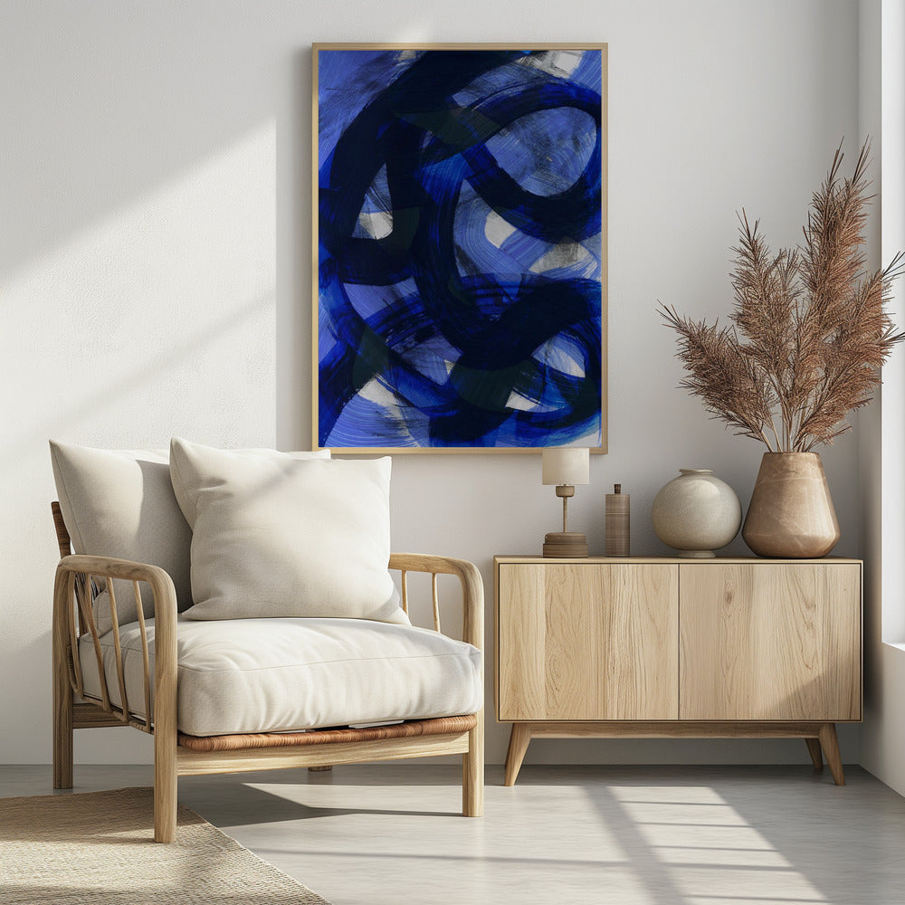 Abstrakte Pinselstriche 147 | Poster
