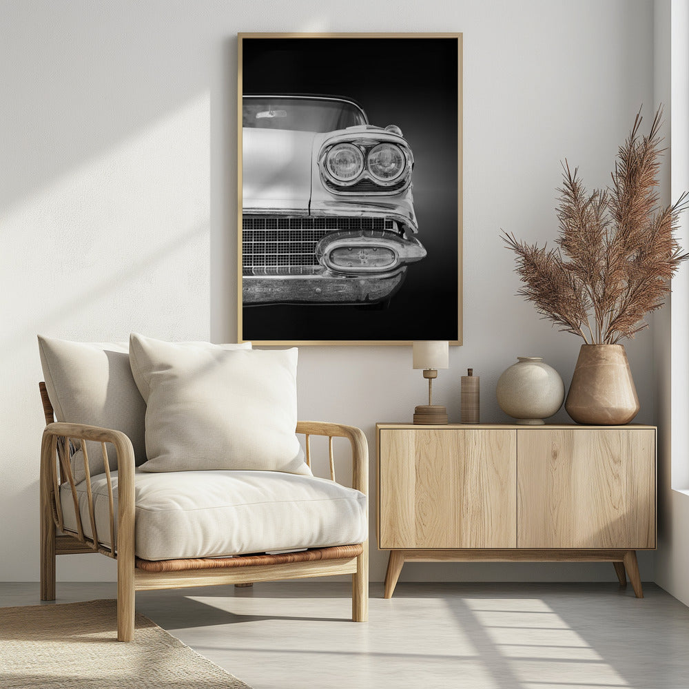 Amerikanischer Oldtimer Bonneville 1958 Cabrio | Poster
