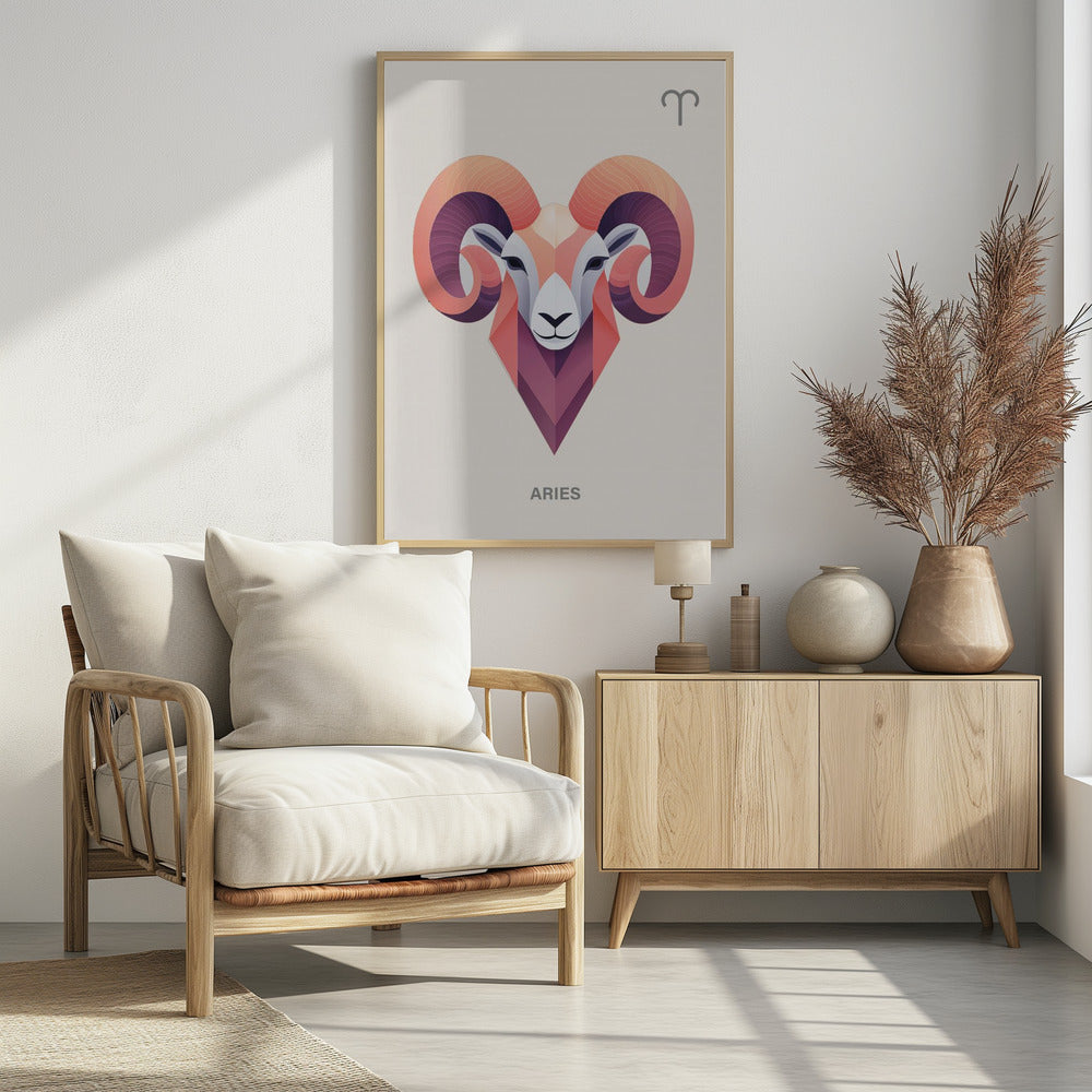 Sternzeichen Widder Kunst | Poster
