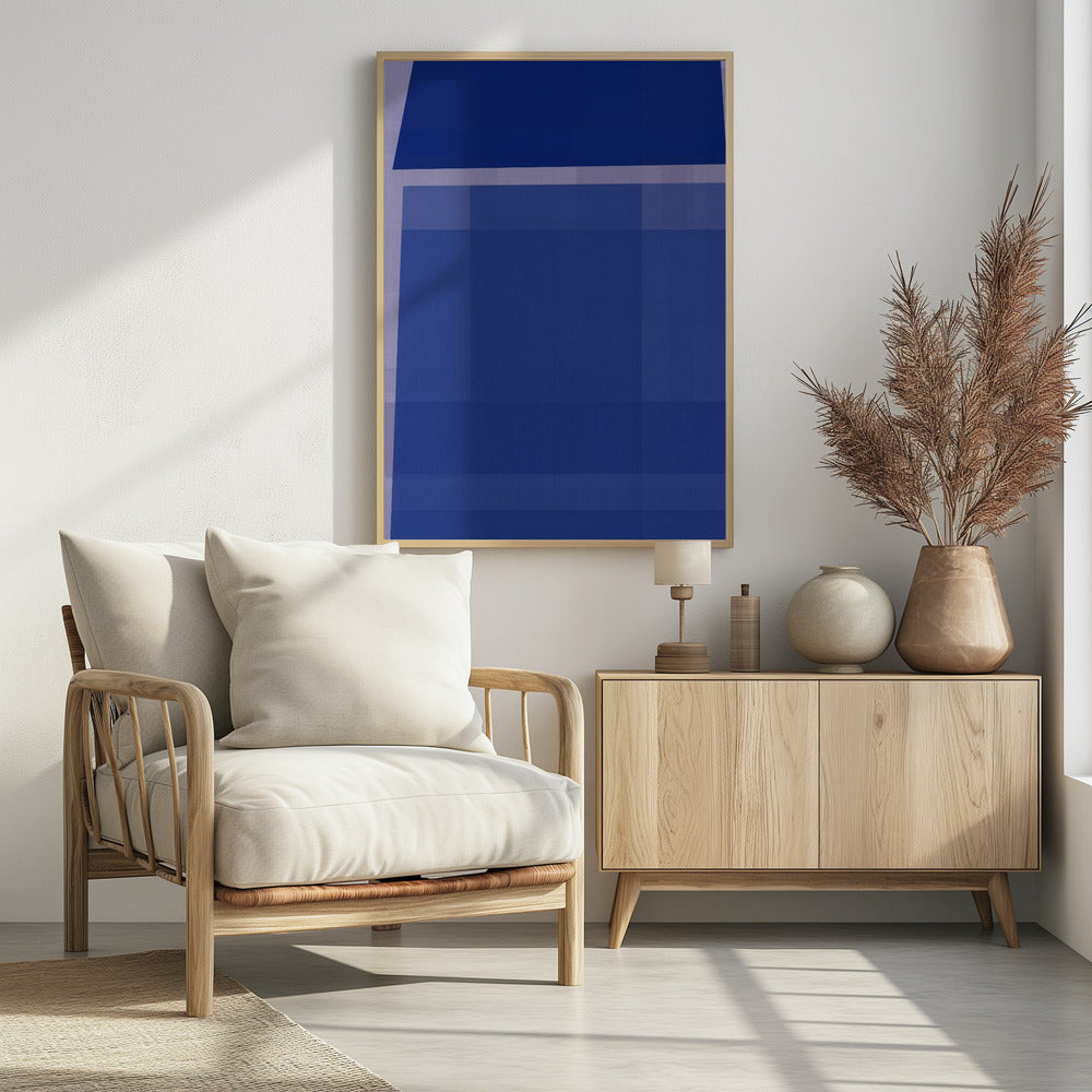 Gewebte blaue Marmelade 1 | Poster