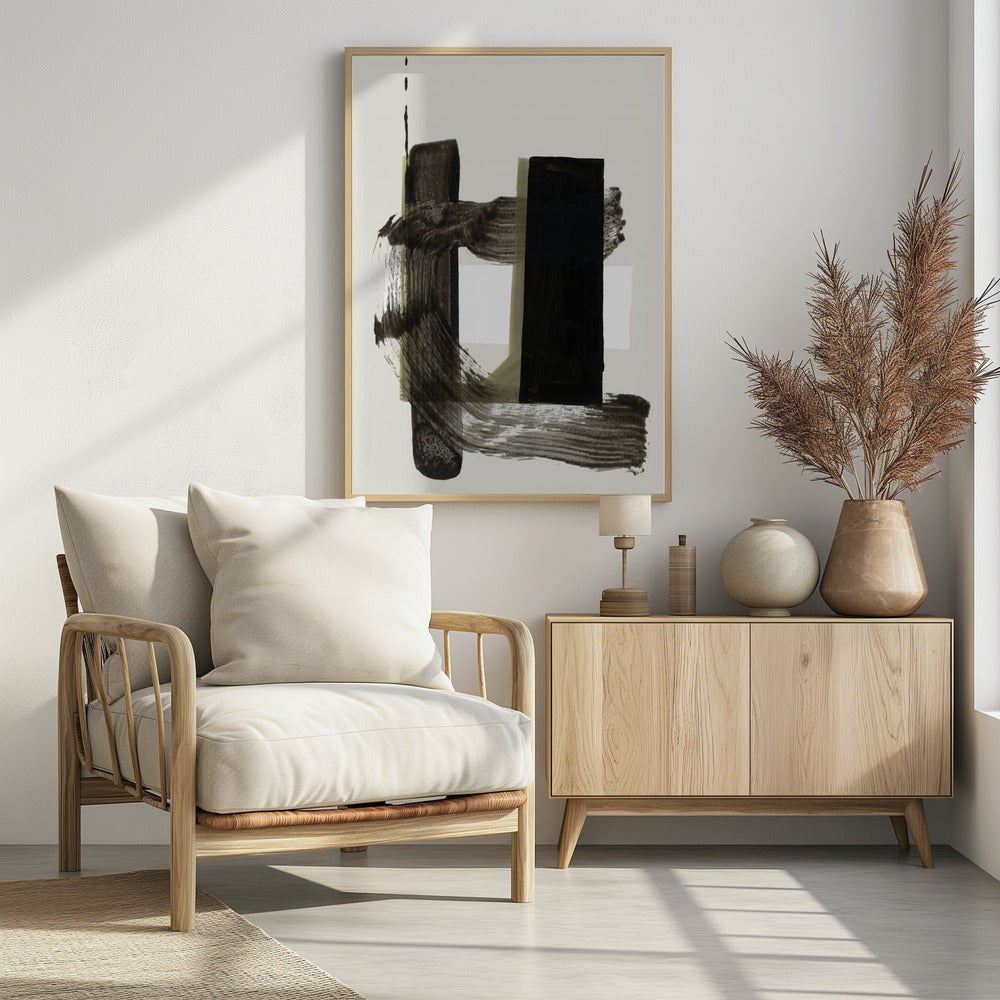 Zen-Pinselstrich 3 | Poster