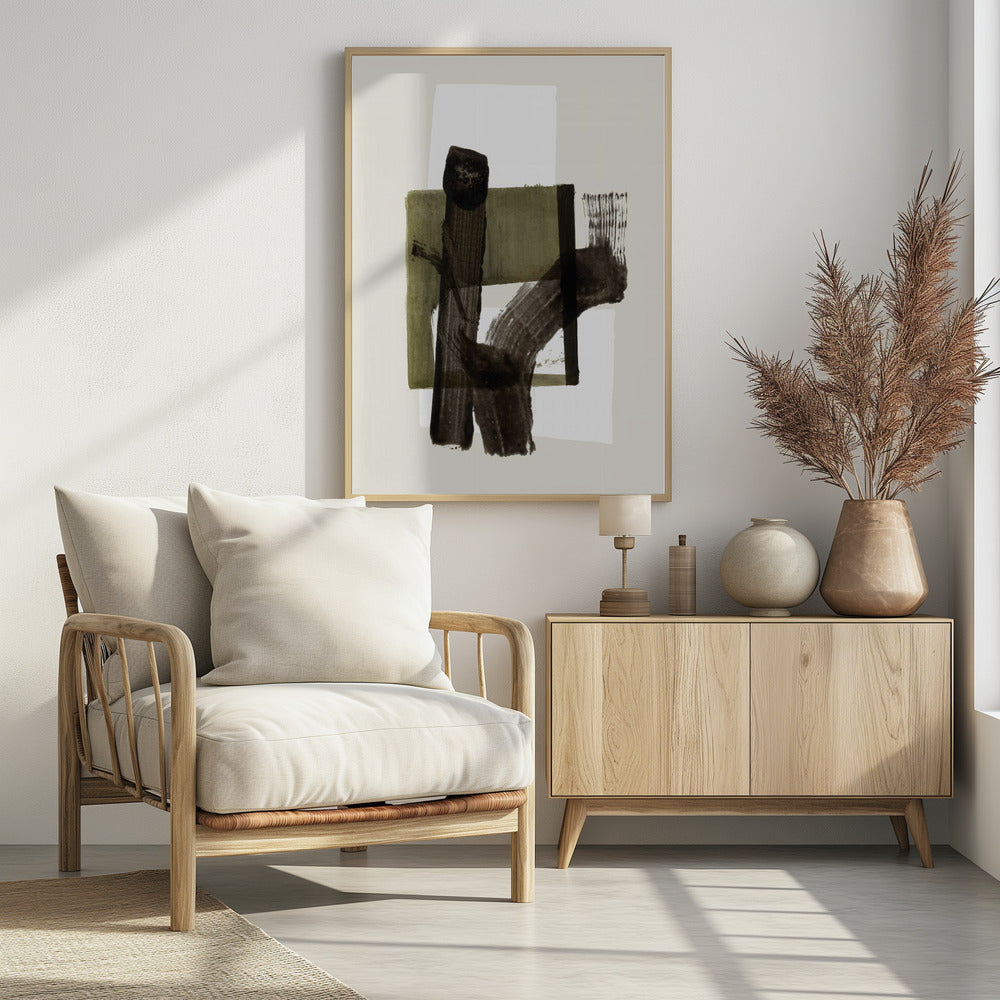 Zen-Pinselstrich 4 | Poster