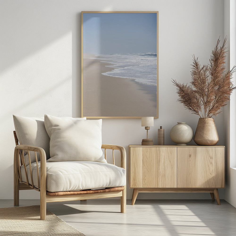 Blau und Sand 1 | Poster