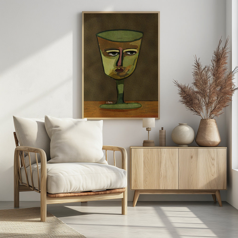 Weinglas LADY braun | Poster