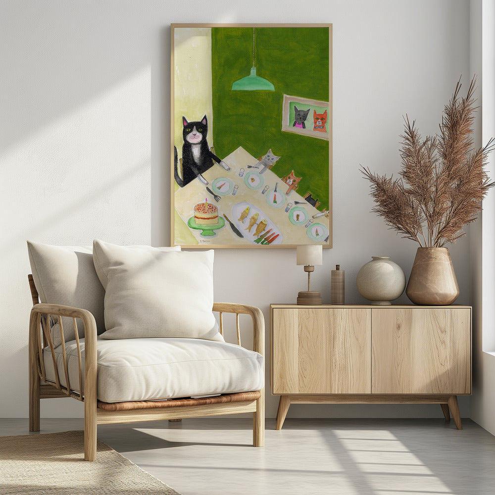 Katzenfamilie | Poster