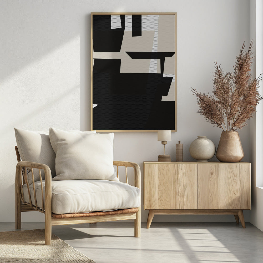 Minimalistisches gewebtes Textil 1 | Poster