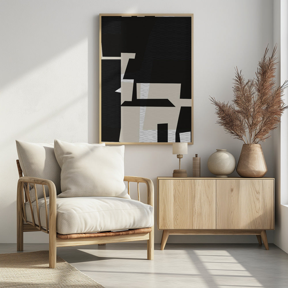 Minimalistisches gewebtes Textil 3 | Poster