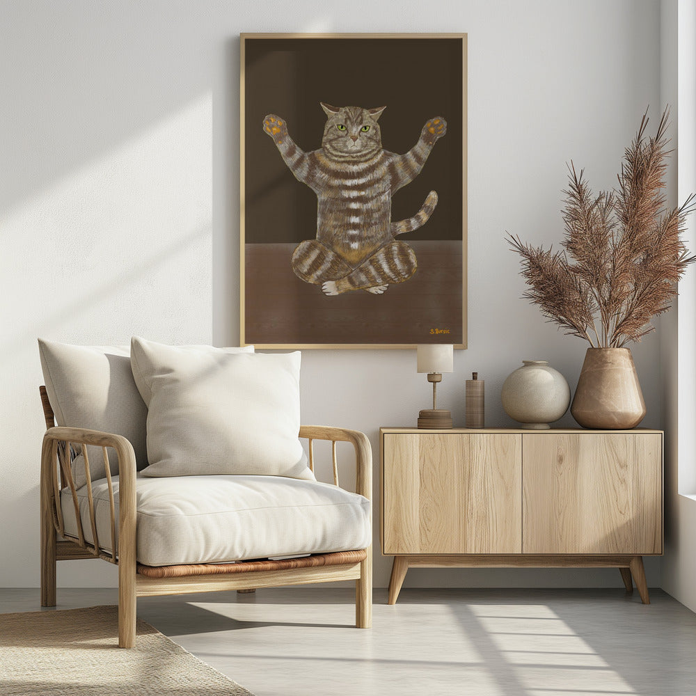 Yoga-Katze | Poster