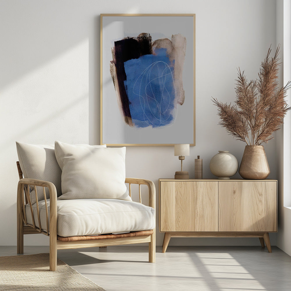 Abstrakte Pinselstriche 55 | Poster