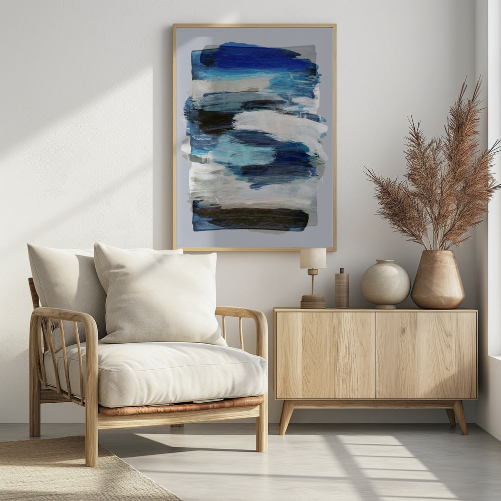 Abstract Brush Strokes 78Y | Poster