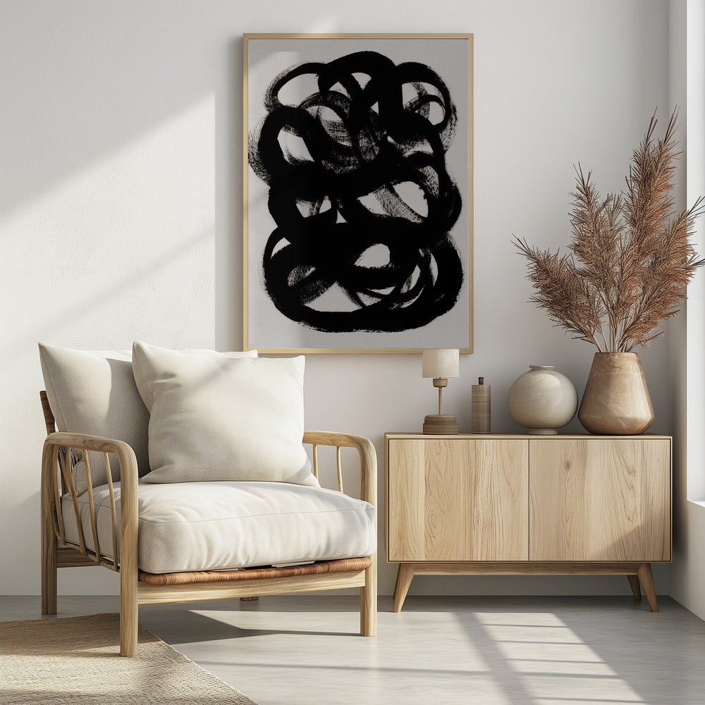 Abstract Brush Strokes 84 | Poster