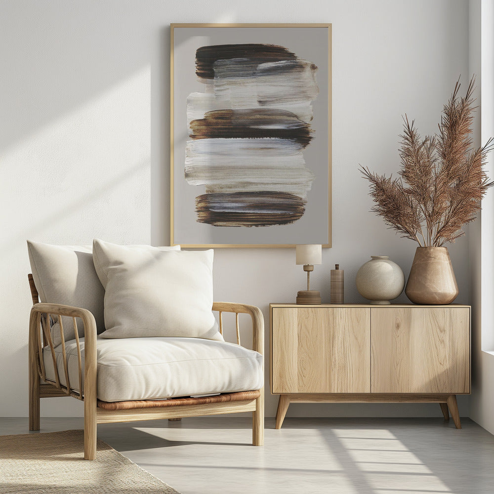 Abstrakte Pinselstriche 108 | Poster