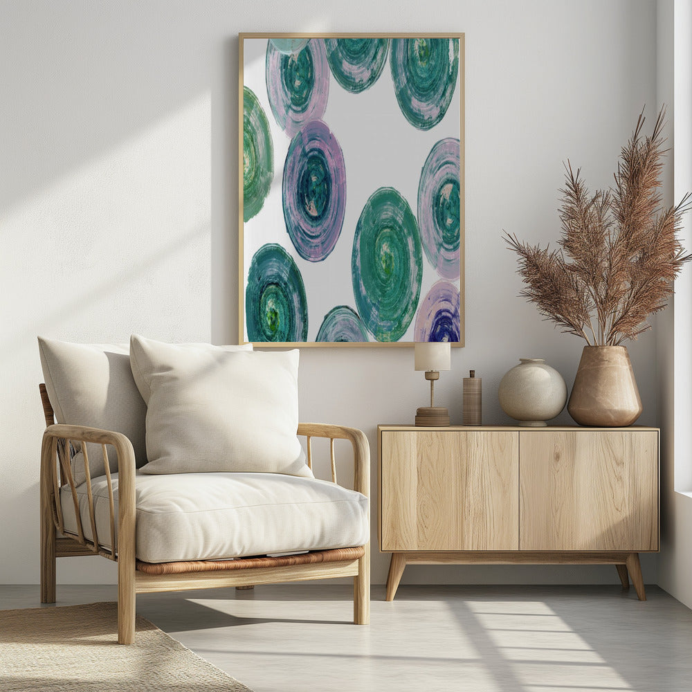 Spinnende Wirbel 1 | Poster