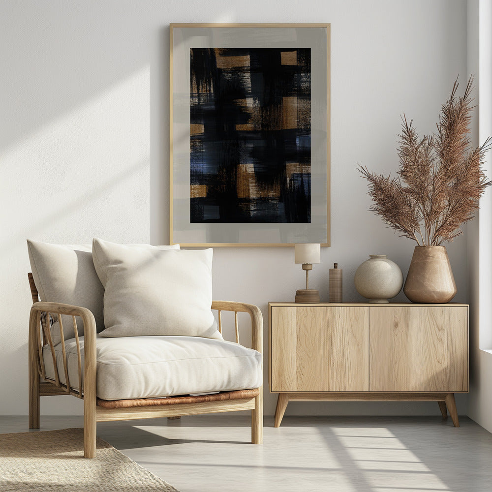 Abstrakte Pinselstriche 128X | Poster