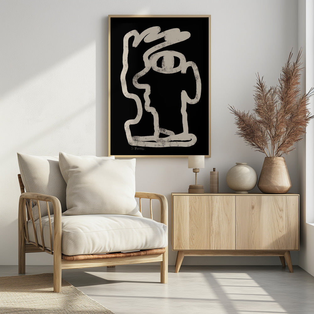 Gesichtslinienkunst | Poster