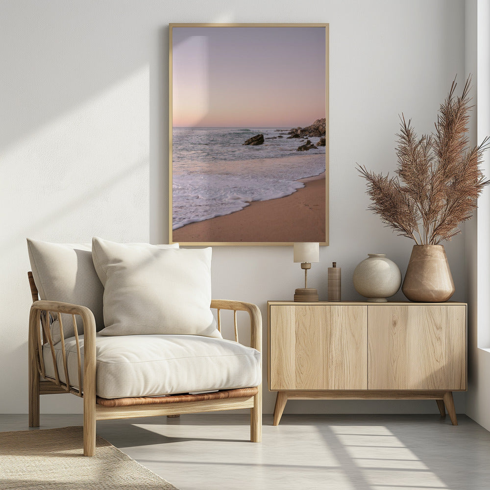 Pastellfarbene Küste Portugals | Poster