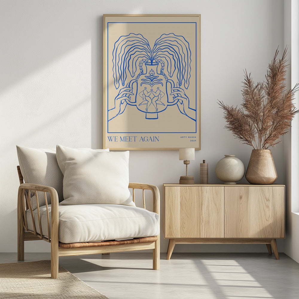 Vessel Collection: Wir treffen uns wieder (LineArt) | Poster