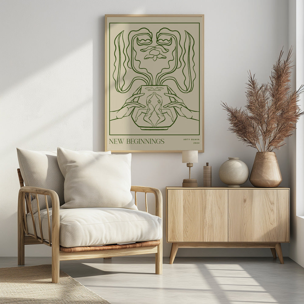 Vessel Collection: Neuanfänge (LineArt) | Poster