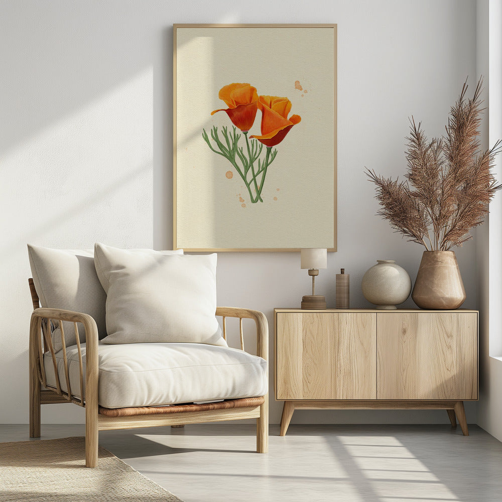 Kalifornischer Mohn | Poster
