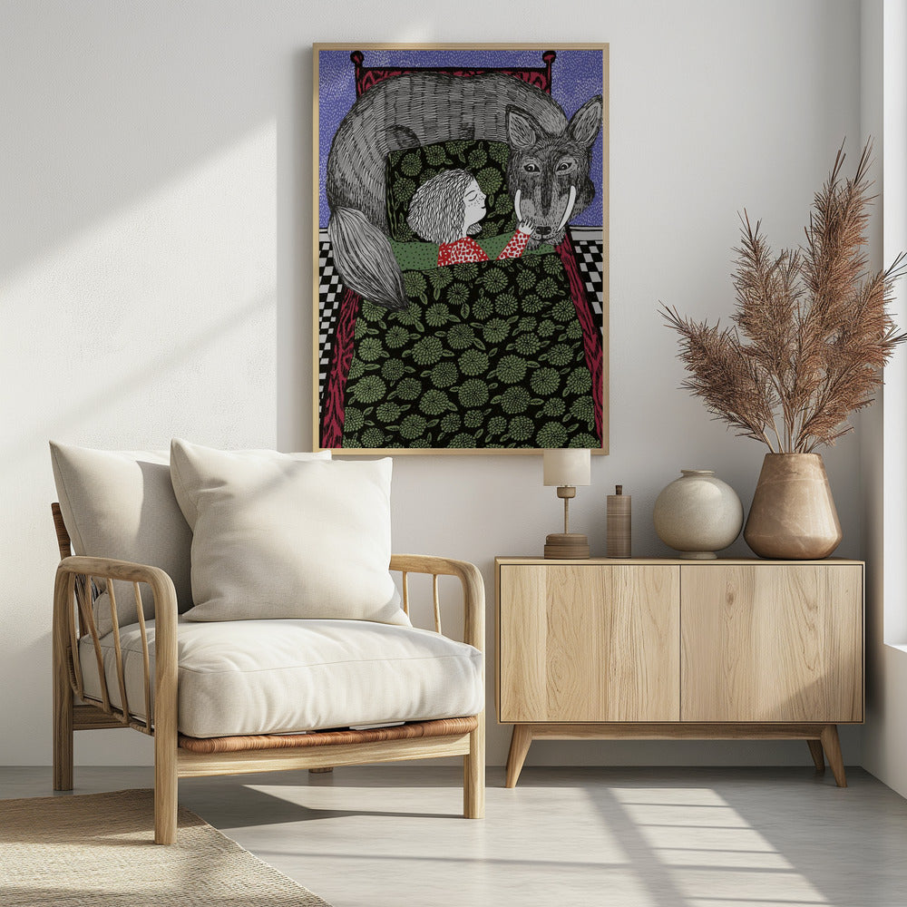 Girl and Wolf | Poster