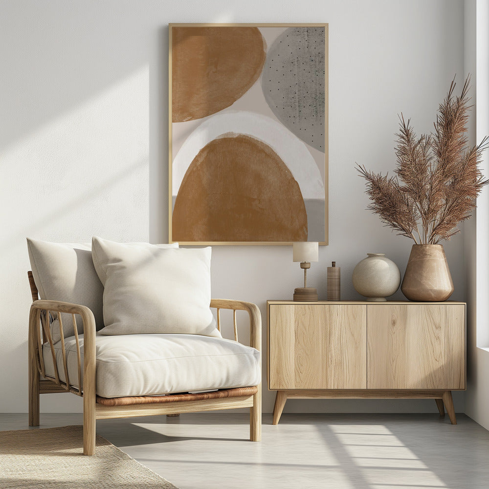 Erdige Formen Harmonie | Poster