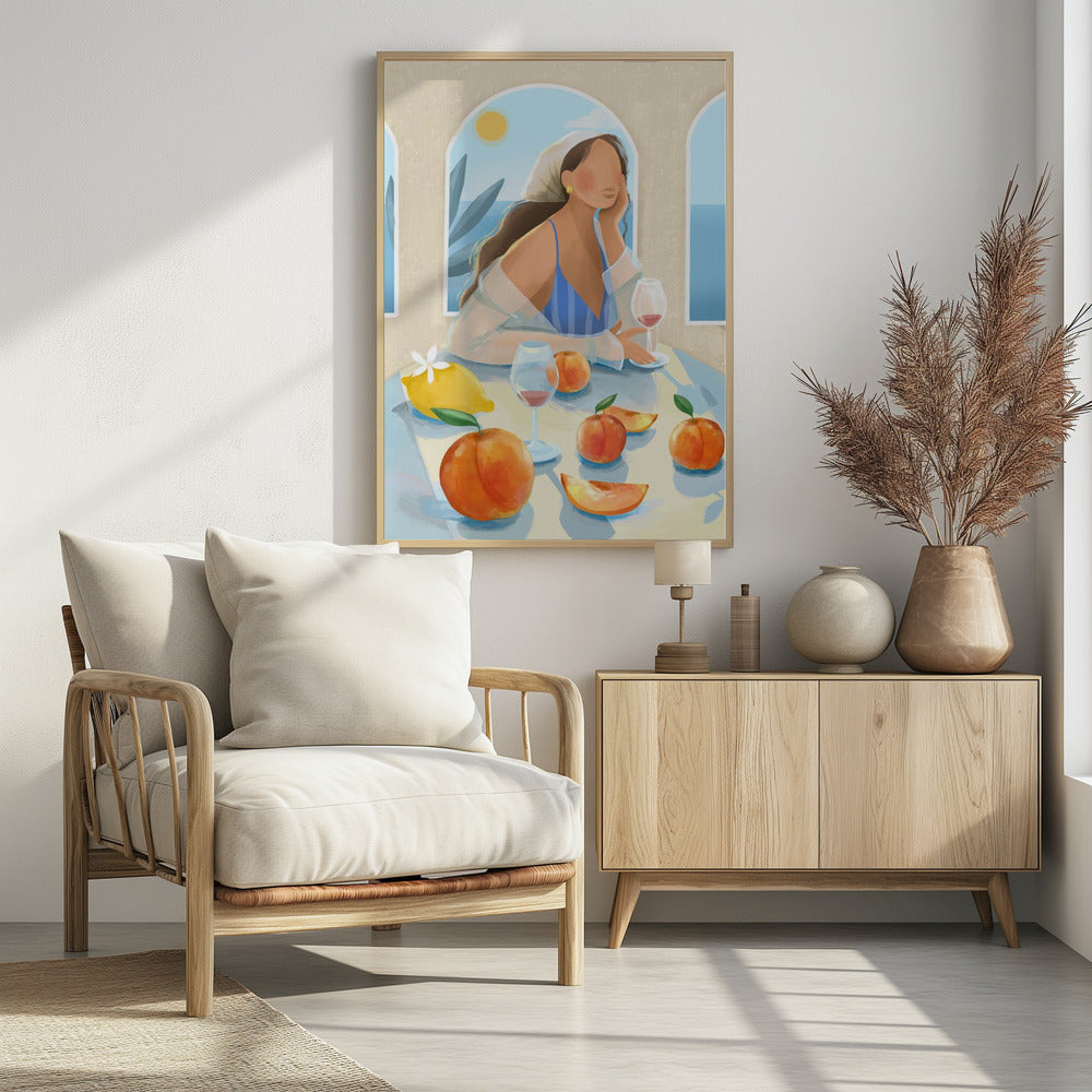 Mädchen mit Pfirsichen | Poster