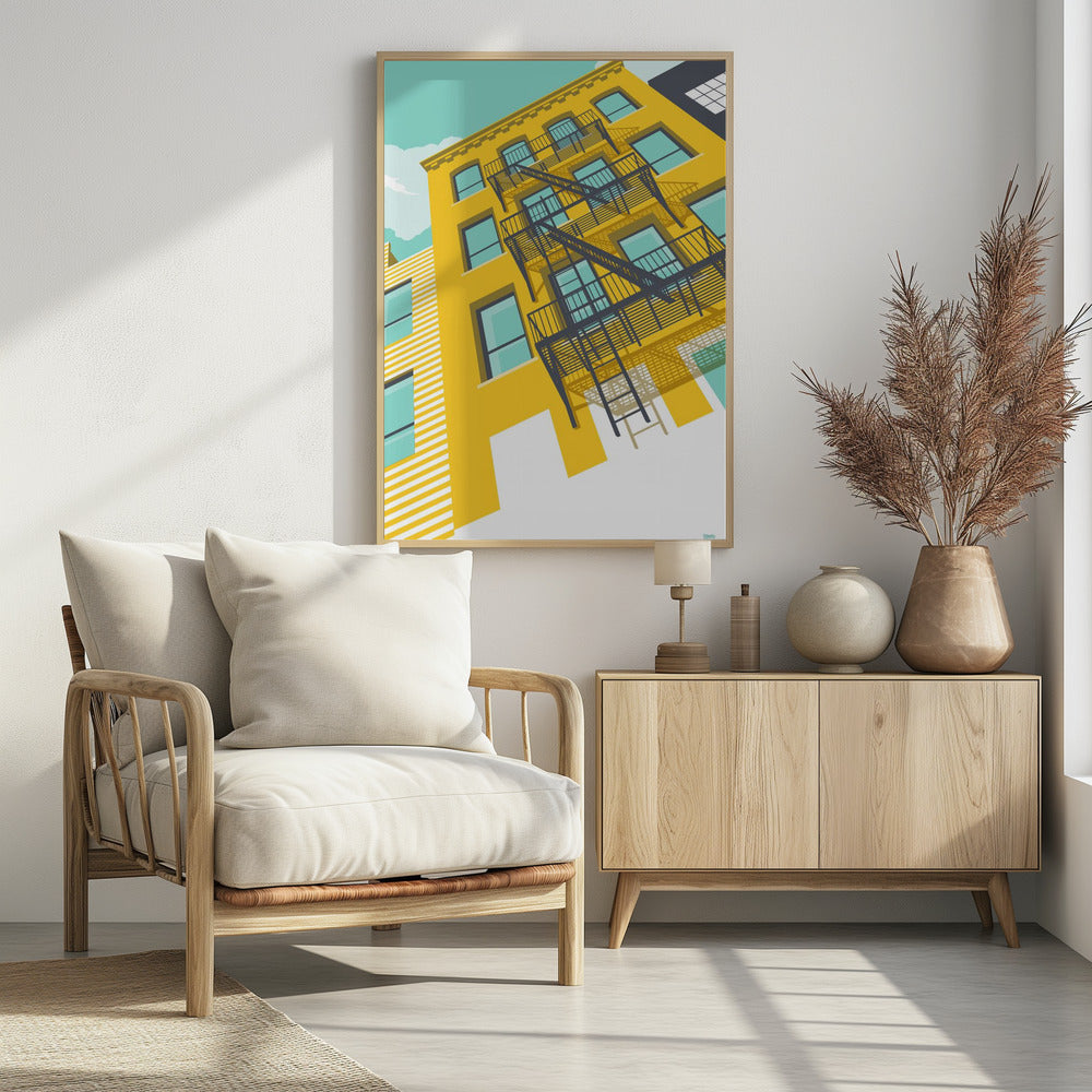 NYC Brooklyn Gelb | Poster
