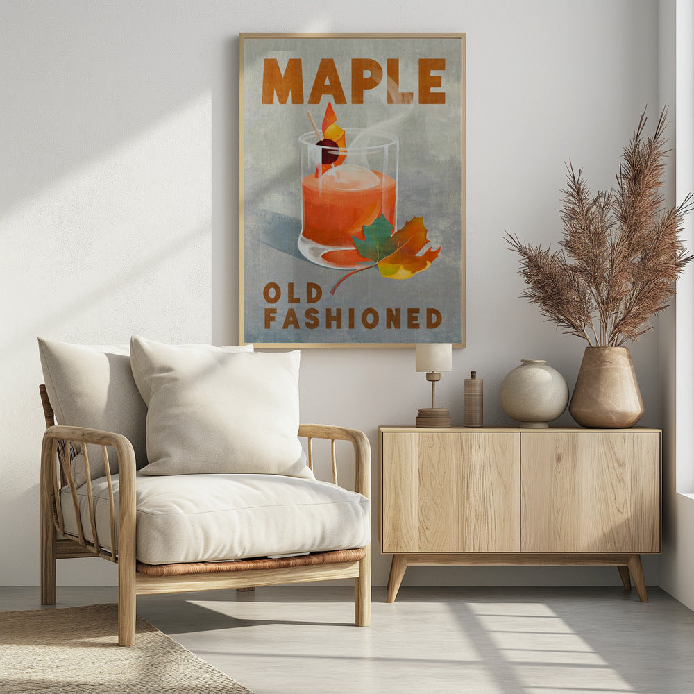 Ahorn-Old-Fashioned-Cocktail | Poster