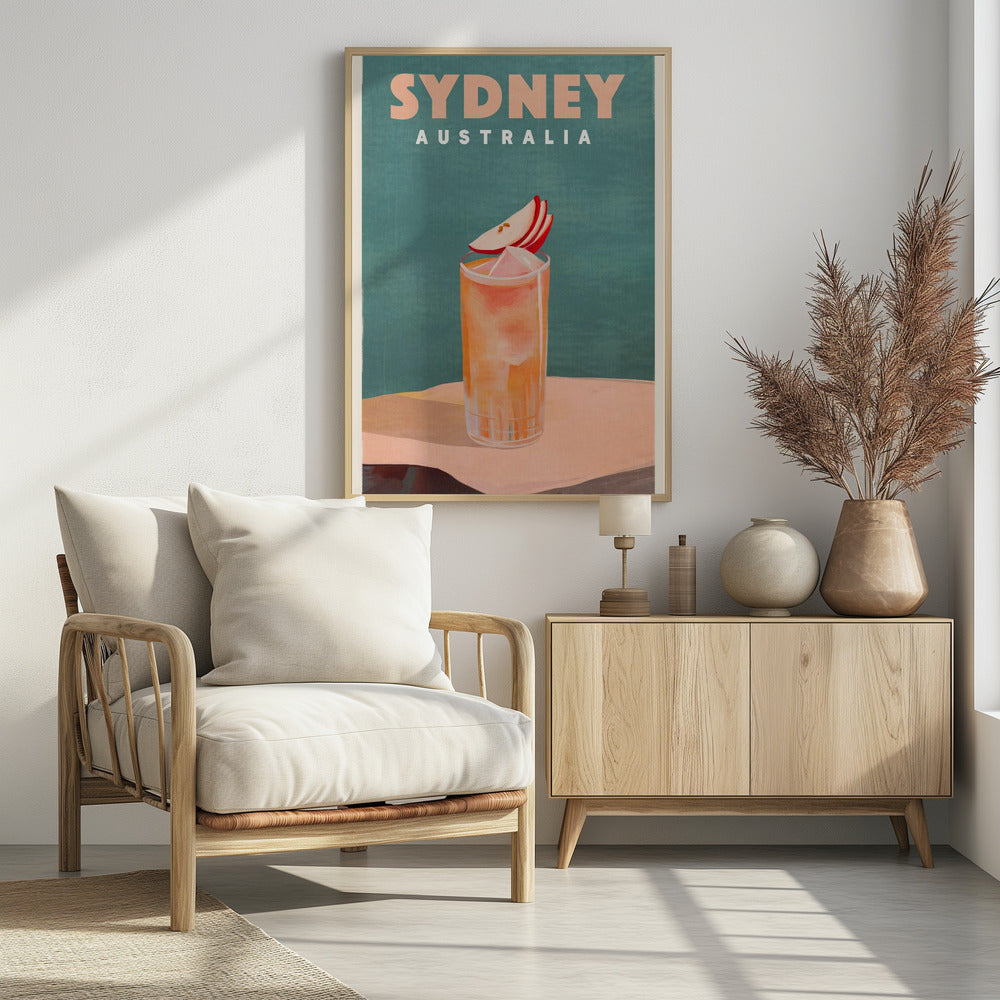 Sydney Australien Cocktail Bar Dekor | Poster