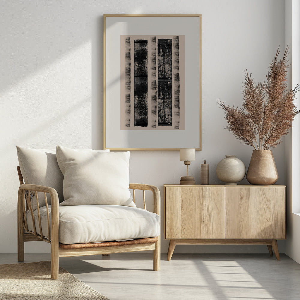 Monochrome Linien | Poster