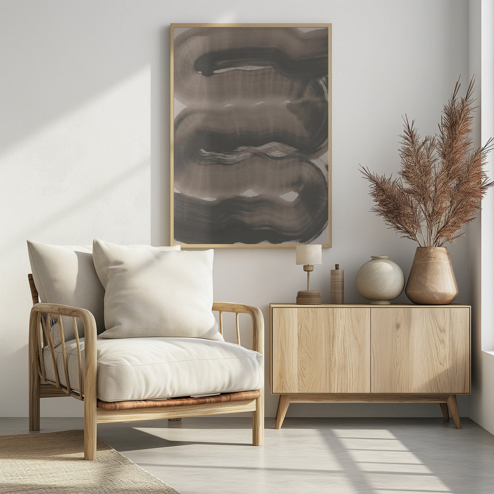 Abstract Brush Strokes 163X | Poster