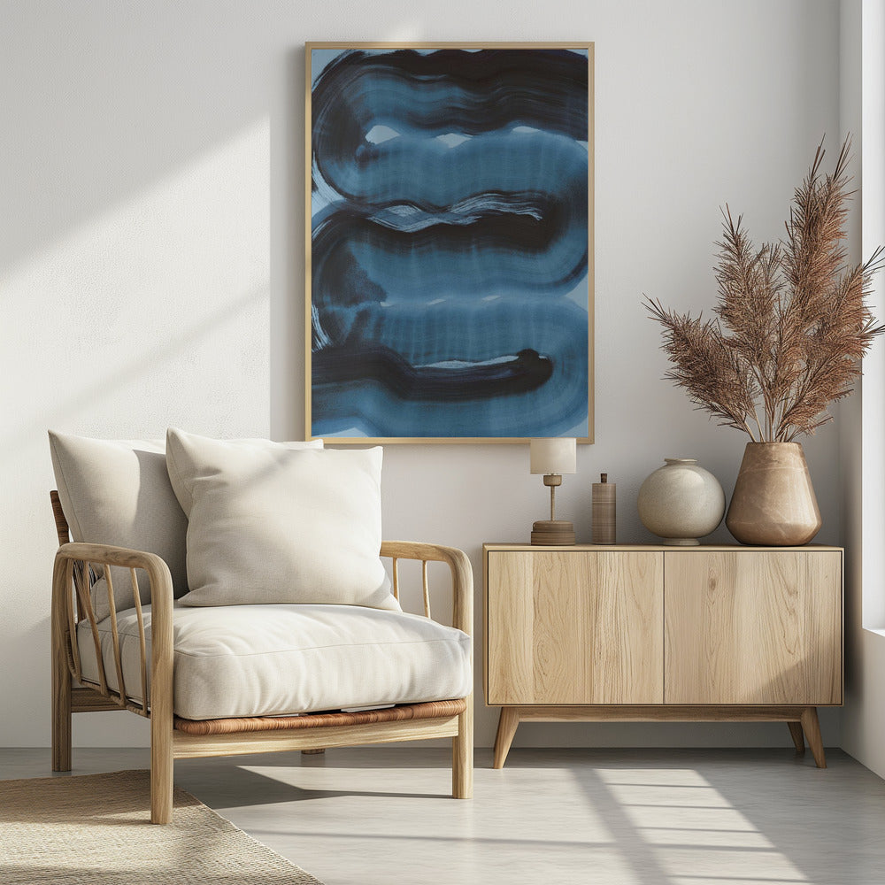 Abstrakte Pinselstriche 163 | Poster