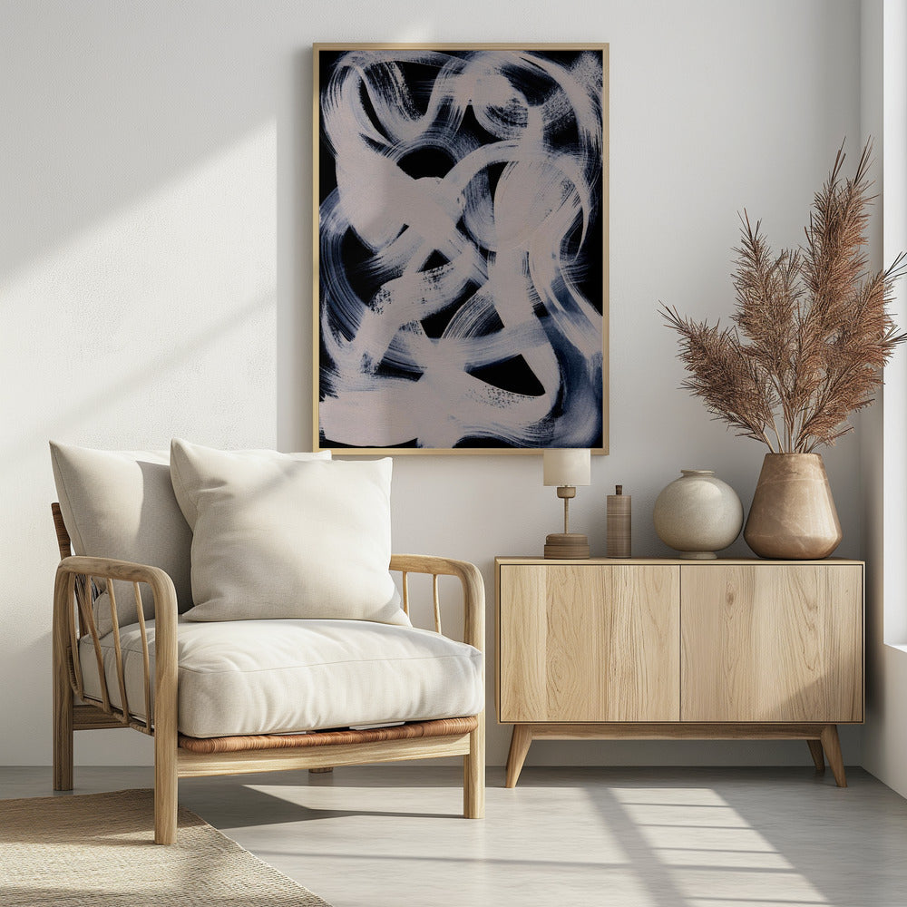 Abstract Brush Strokes 164 | Poster