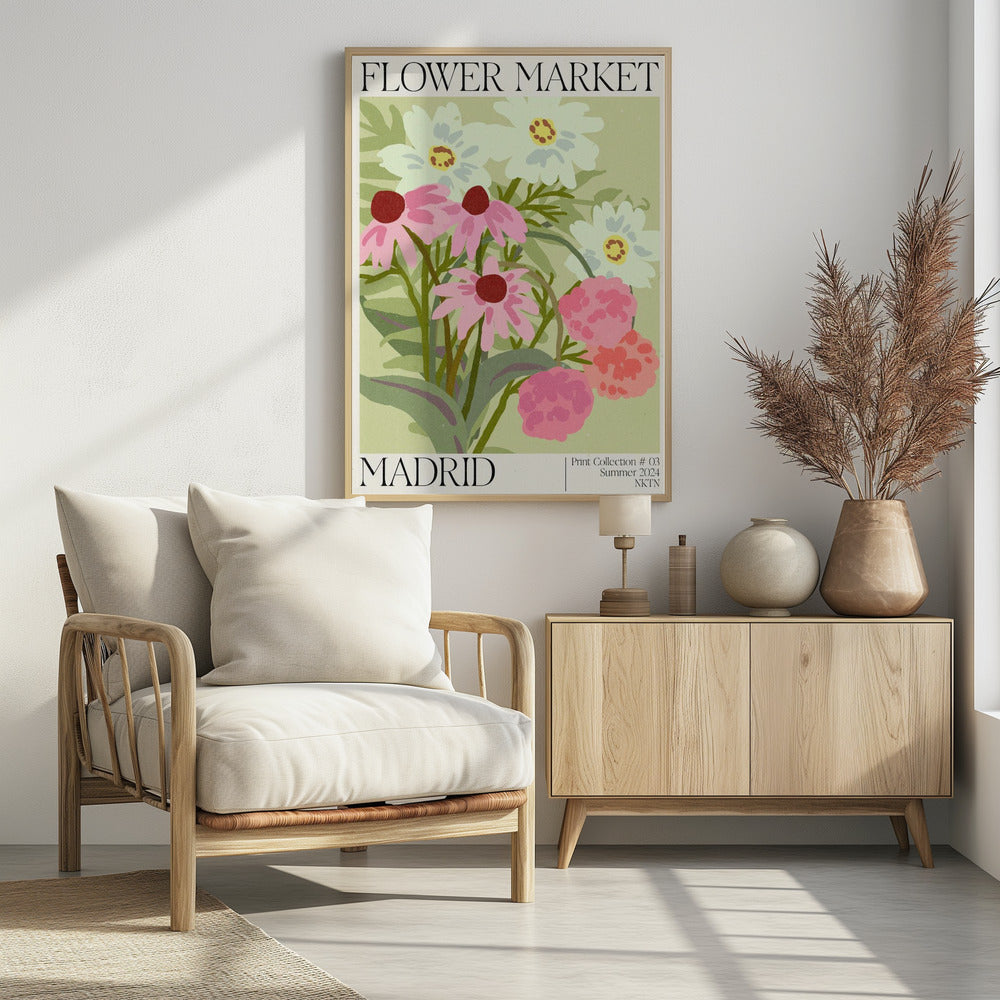 Blumenmarkt Madrid | Poster